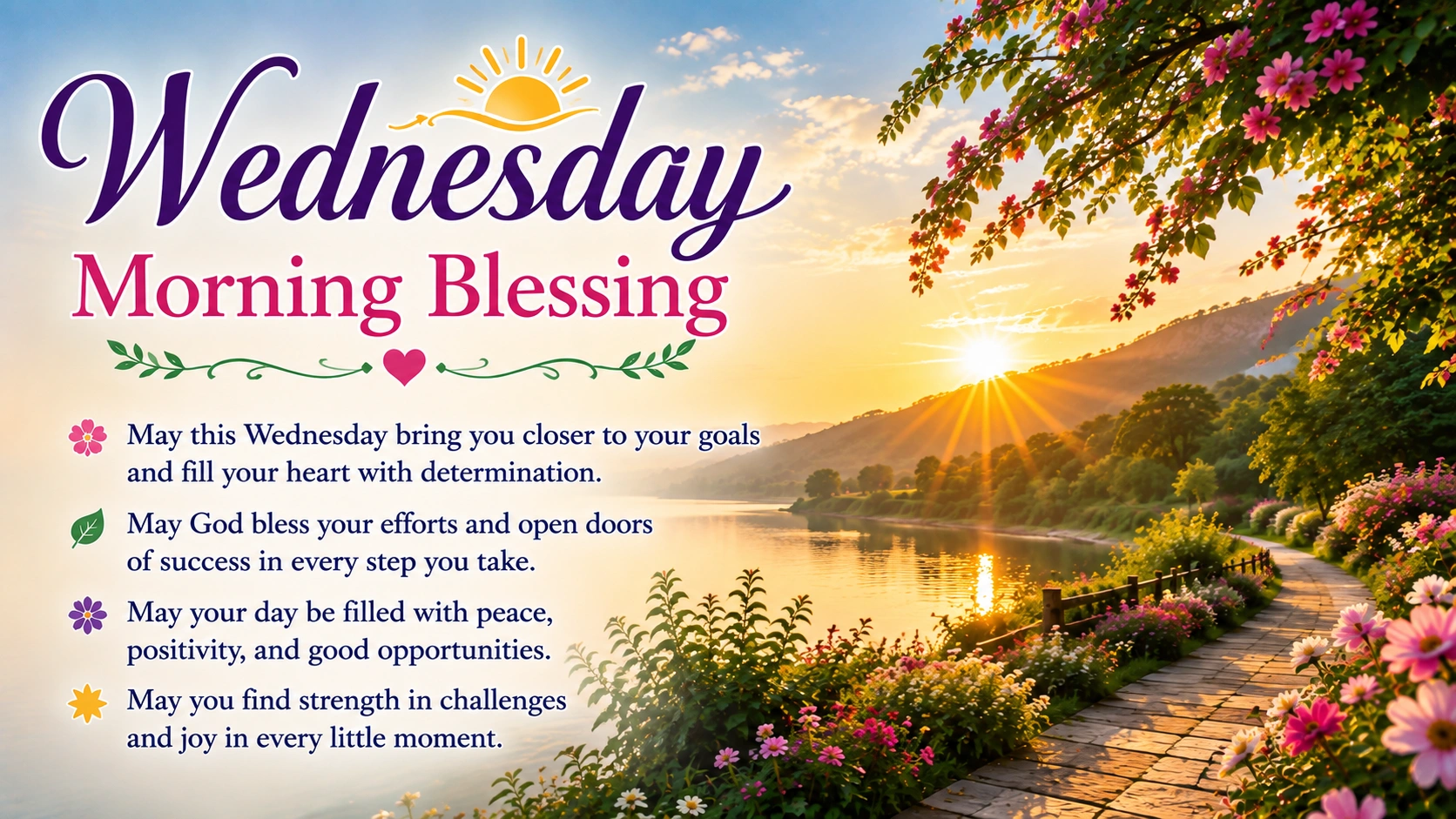 Wednesday Morning Blessing for a Blessed Day