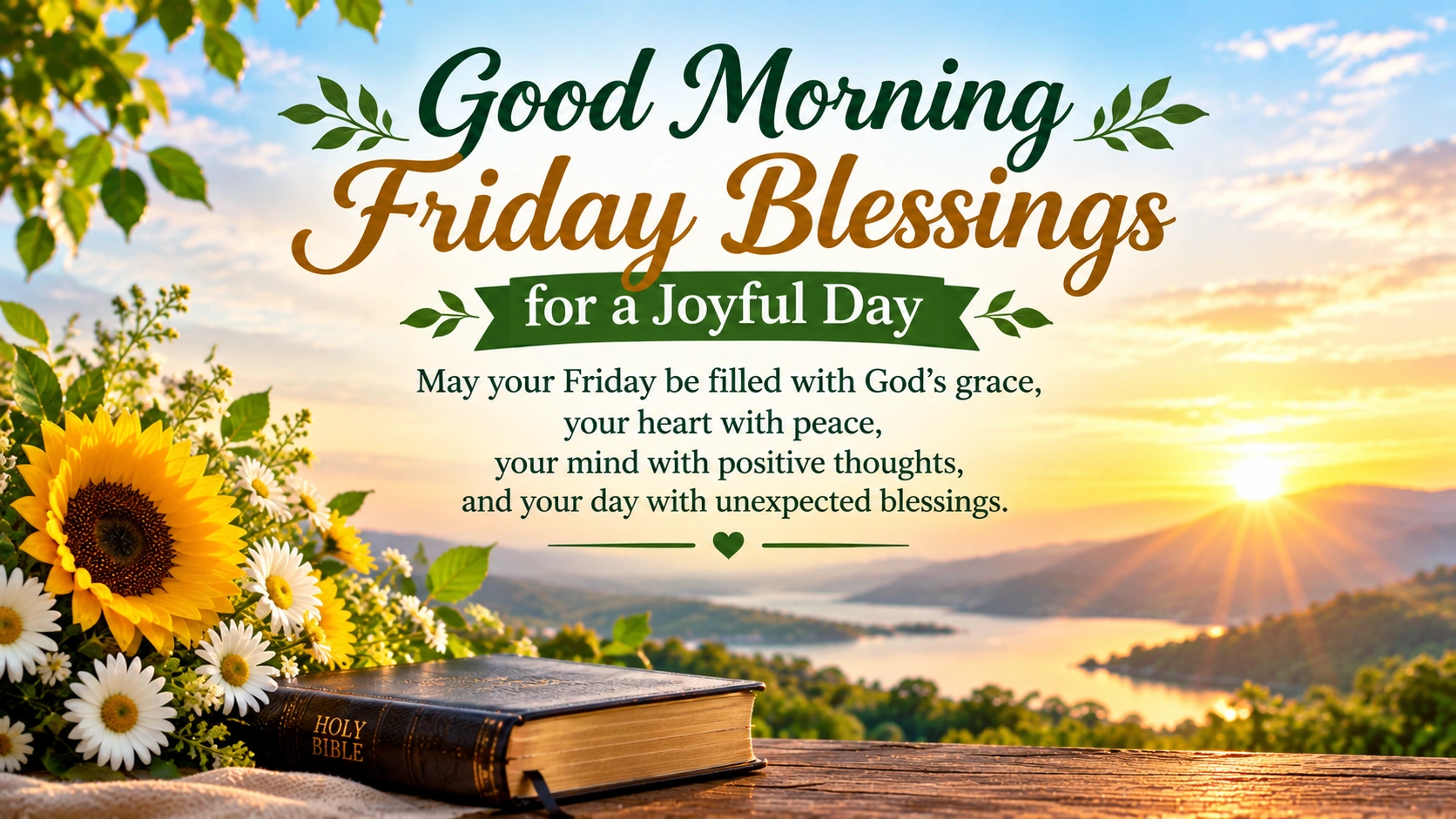 Good Morning Friday Blessings for a Joyful Day