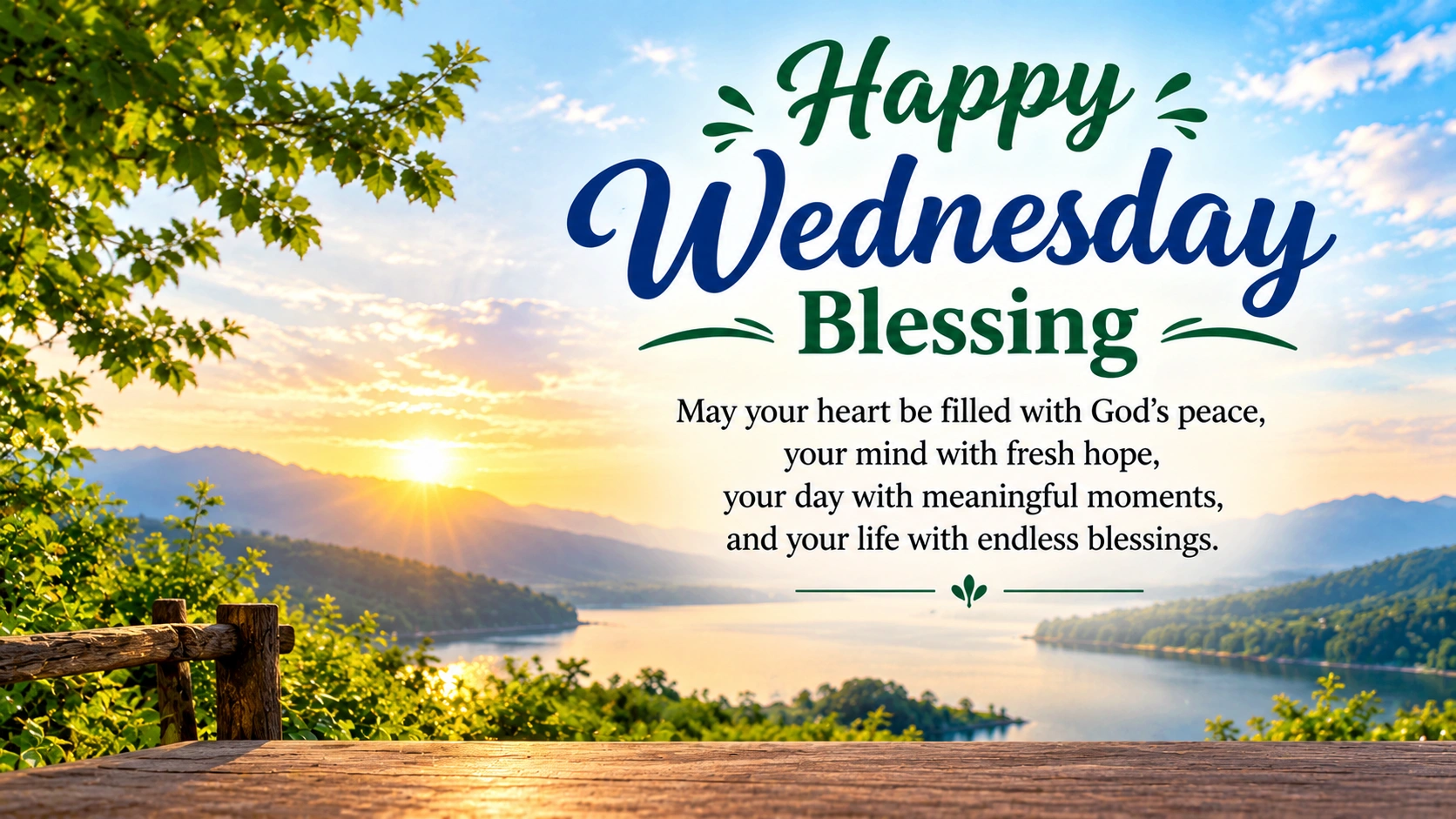 Happy Wednesday Blessing for a Wonderful Day