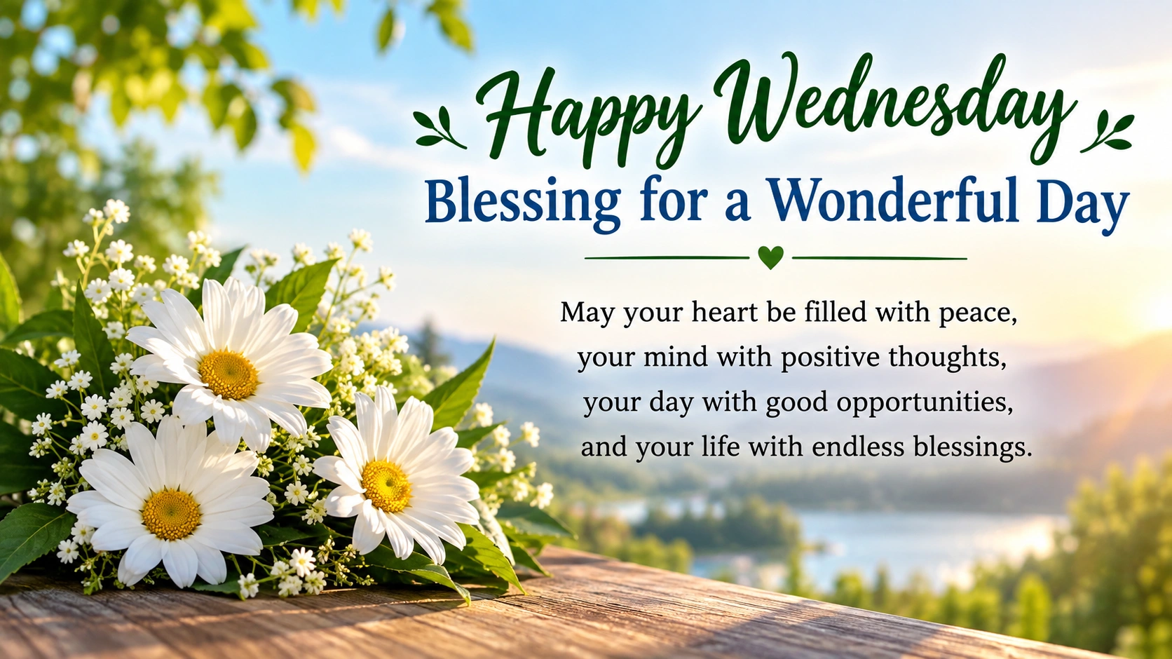 Happy Wednesday Blessing for a Wonderful Day 